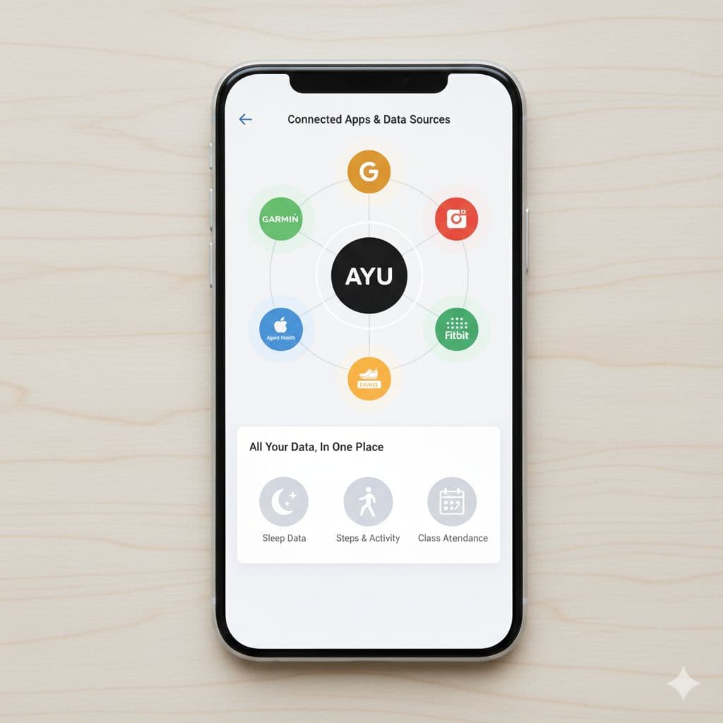Person jogging with fitness tracking app